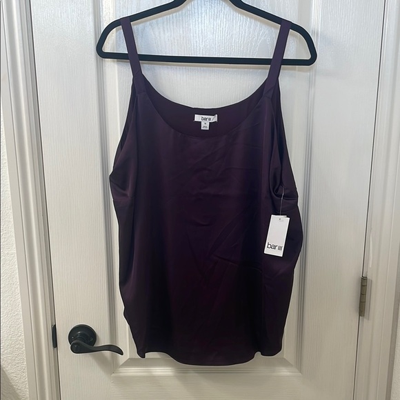 Bar III Purple Relaxed Sleeveless Camisole - Picture 1 of 5
